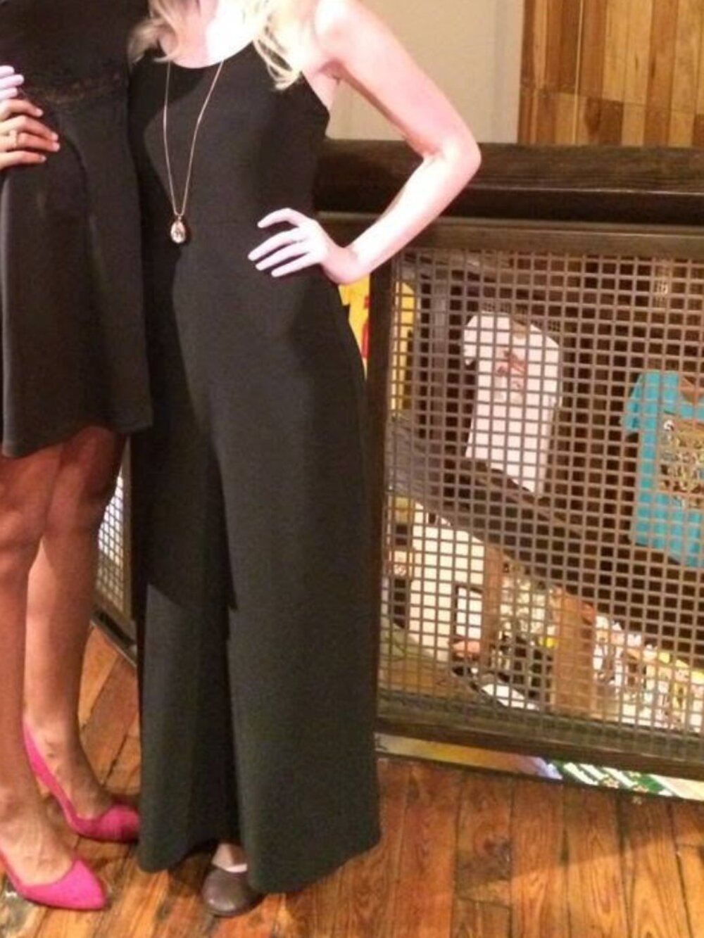 charlotte russe black maxi dress size small